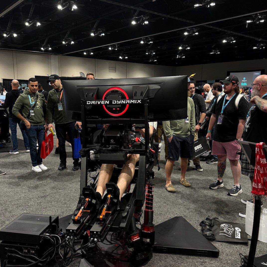 DDX Precision at Sim Gaming Expo with Simucube